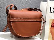 Loewe Small Gate Bag Canvas And Cow Leather All Brown – 20x19x11 cm - 2