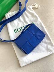 Bottega Veneta Mini Cassette 6 Grid Electric Blue - 12×8×4cm cm - 4