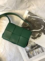 Bottega Veneta Mini Cassette 6 Grid Electric Grass Green - 12×8×4cm cm - 4