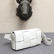 Bottega Veneta Belt Cassette Lambskin White – 44049 - 17.5x9.5x5 cm - 3