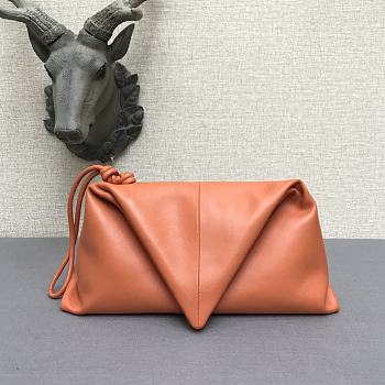 Bottega Veneta Sheepskin triangle Handbag Orange – 44050 – 32x18 cm