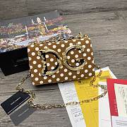 Dolce & Gabbana DG Girls Polka dots Chain Bag Brown - 1311– 21x5x13.5 cm - 1