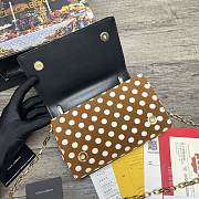 Dolce & Gabbana DG Girls Polka dots Chain Bag Brown - 1311– 21x5x13.5 cm - 4