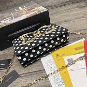 Dolce & Gabbana DG Girls Polka dots Chain Bag Black - 1311– 21x5x13.5 cm - 5