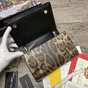 Dolce & Gabbana DG Girls Nappa Leopard Chain Bag Black - 1311– 21x5x13.5 cm - 3
