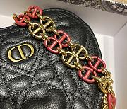 Dior Amour Dior Caro Heart Chain Bag Black – 5097 – 11 x 10 x 1.5 cm - 5