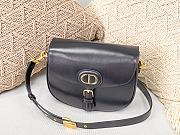 Dior Bobby Bag Black Box Cowhide Plain Weave Black – 22x17x6 cm - 5