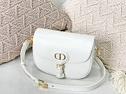 Dior Bobby Bag Black Box Cowhide Plain Weave White – 22x17x6 cm - 5