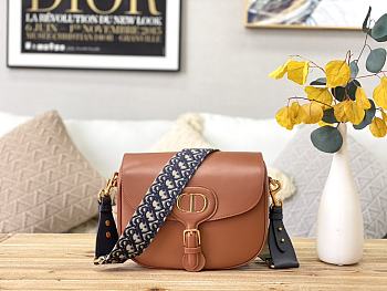 Dior Bobby Bag With Oblique Strap Orange – 27 cm