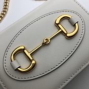 Gucci Horsebit 1955 Wallet With Chain White - 623180 – 11x8.5x3 cm - 3