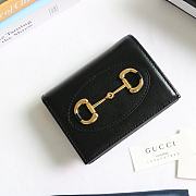 Gucci Horsebit 1955 Wallet Black - 621887 – 11x8.5x3 cm - 1