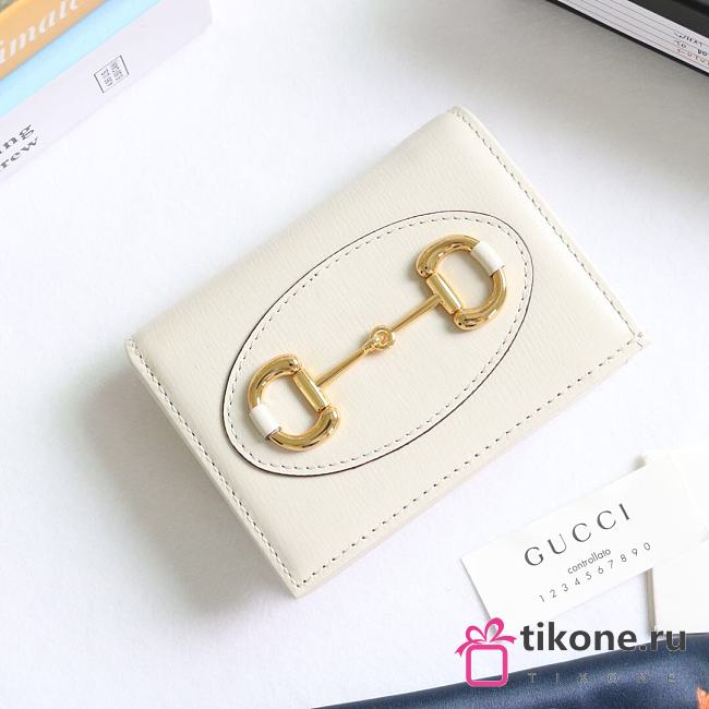 Gucci Horsebit 1955 Wallet White - 621887 – 11x8.5x3 cm - 1