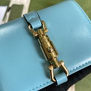 Gucci Jackie1961 Wallet Blue - 645536 – 11× 8.5x 3 cm - 5