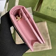 Gucci Jackie1961 Wallet Pink - 645536 – 11× 8.5x 3 cm - 6