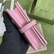 Gucci Jackie1961 Wallet Pink - 645536 – 11× 8.5x 3 cm - 5