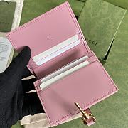 Gucci Jackie1961 Wallet Pink - 645536 – 11× 8.5x 3 cm - 3