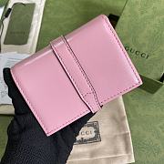 Gucci Jackie1961 Wallet Pink - 645536 – 11× 8.5x 3 cm - 2