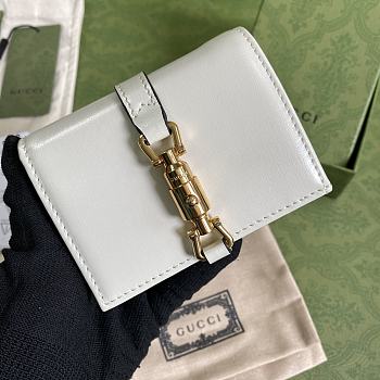 Gucci Jackie1961 Wallet White - 645536 – 11× 8.5x 3 cm