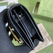 Gucci Jackie1961 Wallet Black - 645536 – 11× 8.5x 3 cm - 6