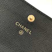 Chanel Leboy Lychee Cowhide Gold Hardware Long Wallet – 80286 - 10.5x19x3 cm - 6