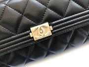 Chanel Leboy Imported Sheep Skin Gold Hardware Long Wallet Black – 80286 - 10.5x19x3 cm - 3