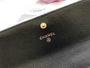 Chanel Leboy Imported Sheep Skin Gold Hardware Long Wallet Black – 80286 - 10.5x19x3 cm - 2