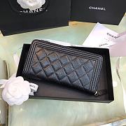 Chanel Classic Leboy Long Zipper Wallet Lychee Grain Cowhide Gold Hardware – 80288 - 10.5x19x2 cm - 6