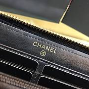 Chanel Classic Leboy Long Zipper Wallet Lychee Grain Cowhide Gold Hardware – 80288 - 10.5x19x2 cm - 3