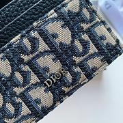 Dior Slender and Compact Dior Oblique Card Holder – D2161  - 5