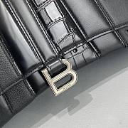 Balenciaga Hourglass Multibelt Black Calfskin/Crocodile Embossed Grain– 92940 - 27x10x18cm - 3