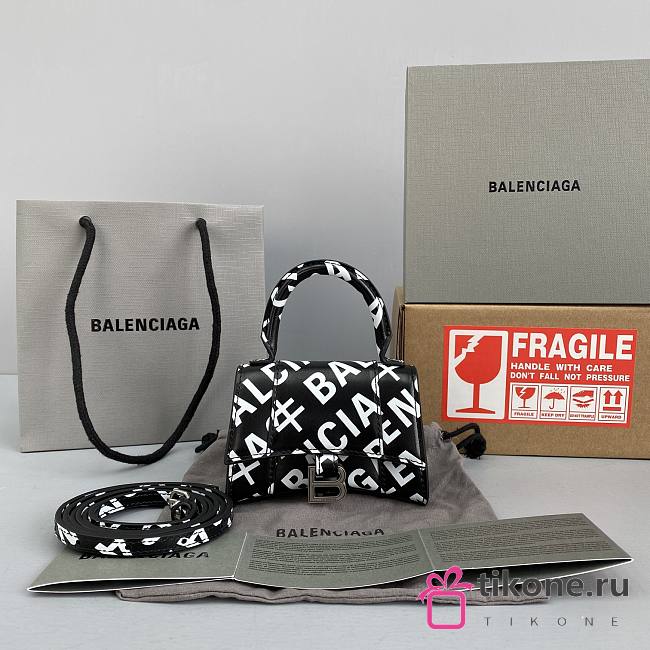 Balenciaga Hourglass Mini Black – 92941 - 11.5x14x4.5cm - 1