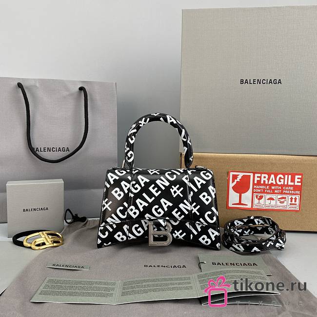 Balenciaga Hourglass Mini Black – 92940 - 19x8x21cm - 1