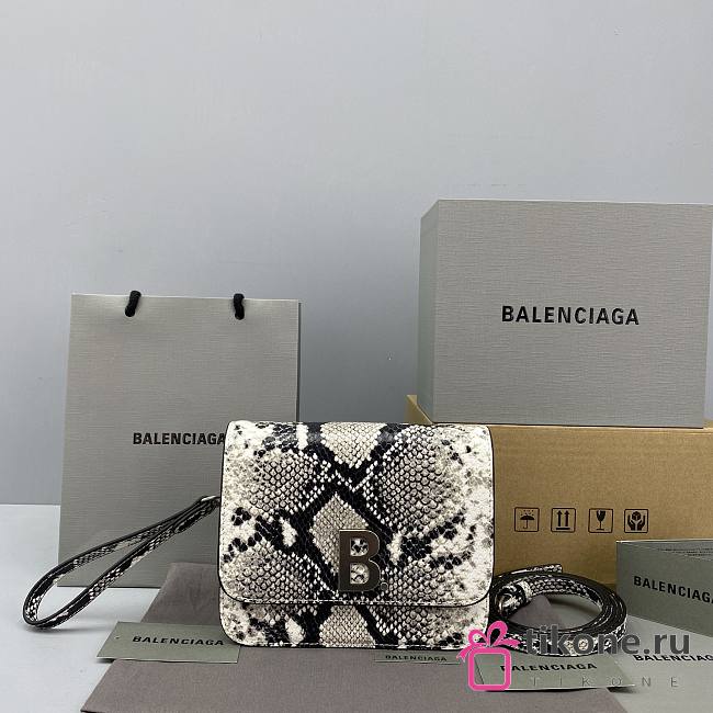 Balenciaga Square Bag  Snake brown – 92951 – 18x14x10cm - 1