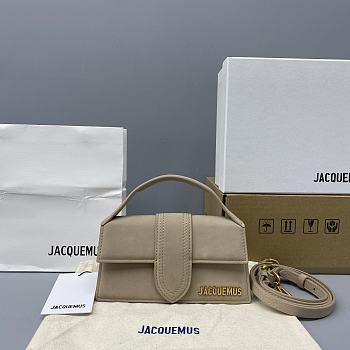 Jacquemus Bamnino Crossbody Bag Frosted Beige - 2056 - 18x6x7cm