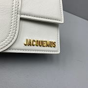 Jacquemus Bamnino Crossbody Bag Frosted White - 2056 - 18x6x7cm - 2