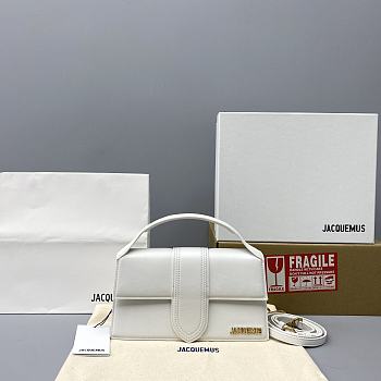 Jacquemus Bamnino Crossbody Bag Frosted White - 2056 - 24x13x7cm