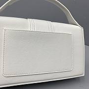 Jacquemus Bamnino Crossbody Bag Frosted White - 2056 - 24x13x7cm - 2