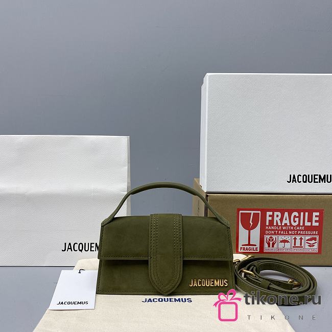 Jacquemus Bamnino Crossbody Bag Frosted Green - 2056 - 18x6x7cm - 1