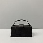 Jacquemus Bamnino Crossbody Bag Frosted Black - 2056 - 18x6x7cm - 4