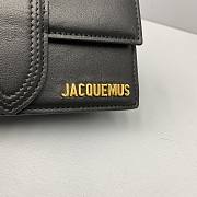 Jacquemus Bamnino Crossbody Bag Frosted Black - 2056 - 18x6x7cm - 3