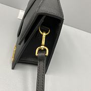 Jacquemus Bamnino Crossbody Bag Frosted Black - 2056 - 24x13x7cm - 4