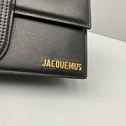 Jacquemus Bamnino Crossbody Bag Frosted Black - 2056 - 24x13x7cm - 3