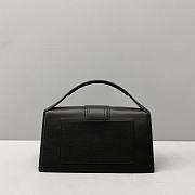 Jacquemus Bamnino Crossbody Bag Frosted Black - 2056 - 24x13x7cm - 2