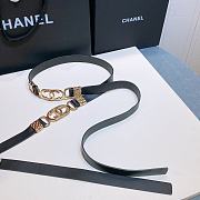 Chanel Lambskin And Golden Metal Brass Material Black - 2.0mm - 6