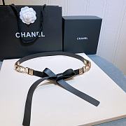 Chanel Lambskin And Golden Metal Brass Material Black - 2.0mm - 4