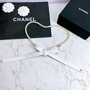 Chanel Lambskin Glass Pearl And Golden Metal Black And Pearl White - 1