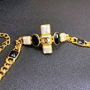 Chanel Metal And Precious Resin Gold, Pearl White And Black - 2