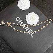 Chanel Metal Glazed Pearl Waist Chain - 3