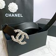 Chanel Belt Hardware Adopts Logo Classic Letter Buckle Cowhide Black – 3cm - 6