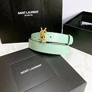 YSL Calfskin Soft Waist Buckle Classic Mint – 30mm - 3